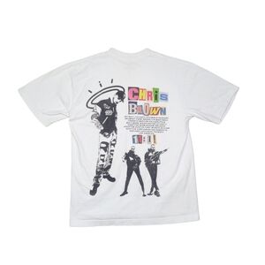 Chris Brown Authentic 11:11 Tour 2024 Short Sleeve Promo Music Merch Shirt M